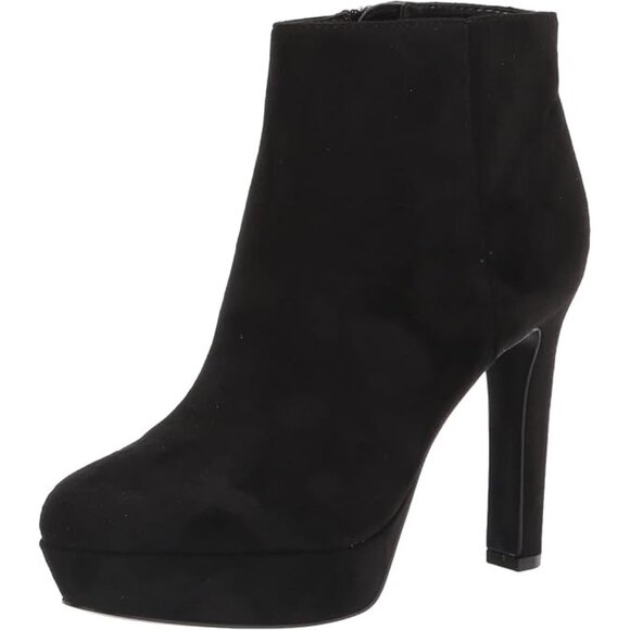 Nine West Womens Zipper Platforms Ankle Boots - Picture 1 of 5